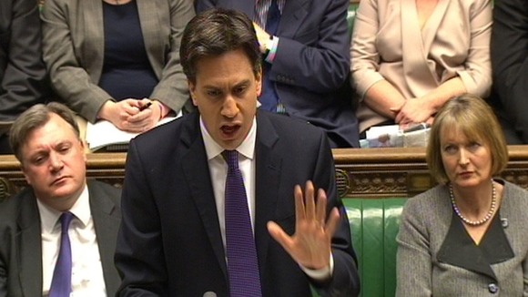 Labour party leader Ed Miliband