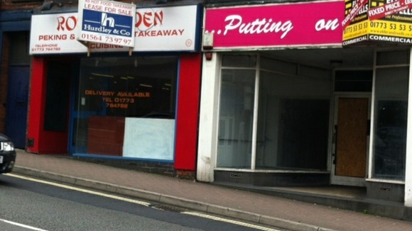 More empty shops in Heanor, Derbyshire
