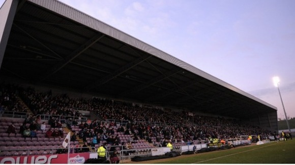 A general view of Sixfields Stadium