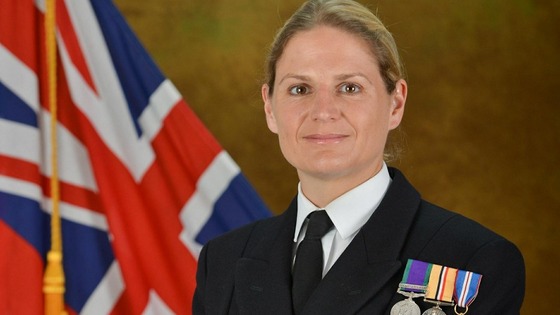 Commander Sarah West, 40, has been selected to command HMS Portland.