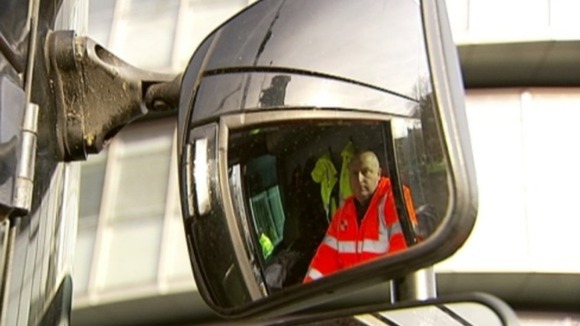 The new lorries minimise blind spots