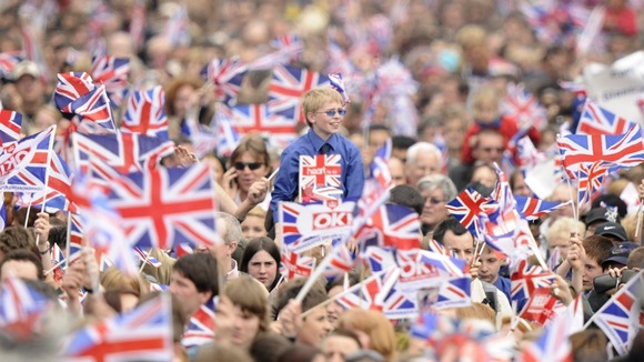Prince William couldn't sleep because of the noise of crowds in the Mall the night before his wedding to Catherine Middleton