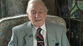Eric Carter, former spitfire pilot from Kidderminster is encouraging people to get involved with the Jubilee Time Capsule