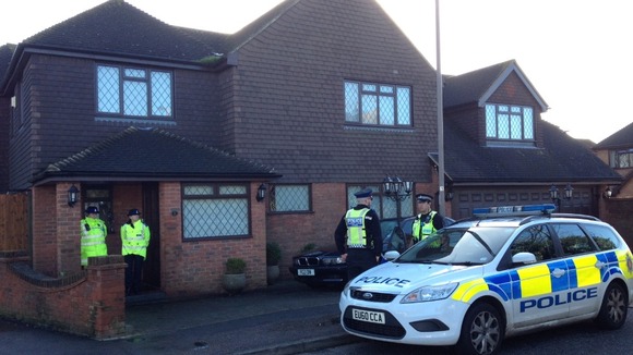 Police cordon outside house in North Shoebury