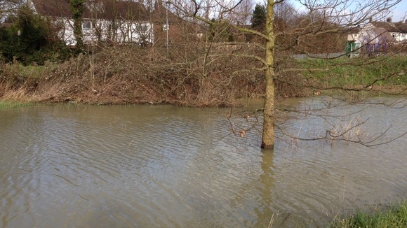 Floods near the river Chelmer