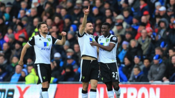 Robert Snodgrass put the Canaries ahead in the opening ten minutes.