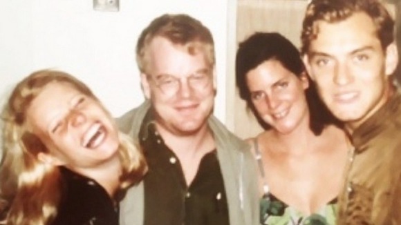 Gwyneth Paltrow posted this picture with the caption: Ischia 1998, post dinner, post shooting.Philip was a true genius.