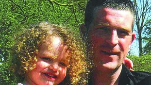 Jonathan Turner, who died after an attack in Mansfield, and his daughter, Maisie.