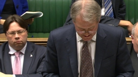 Dan Rogerson was next to Own Paterson in the House of Commons as he answered questions on the floods yesterday.