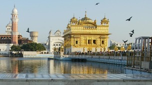 The Golden Temple of Amritsar.