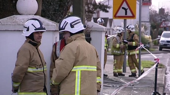 Fire crews had to act quickly to bring the blaze under control.