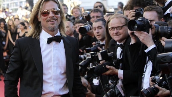 Actor Brad Pitt poses during a photo call for Killing Them Softly at the 65th international film festival, in Cannes