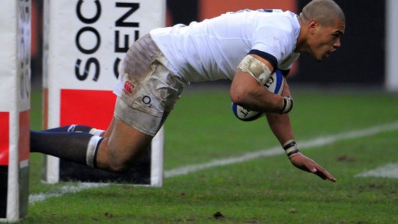 Luther Burrell scored on his debut against France.
