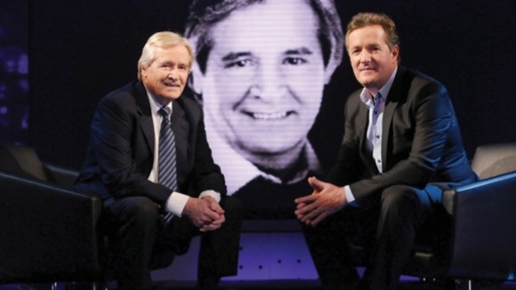 William Roache and Piers Morgan