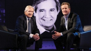 William Roache and Piers Morgan