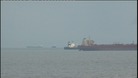 Oil tankers off the Suffolk coast