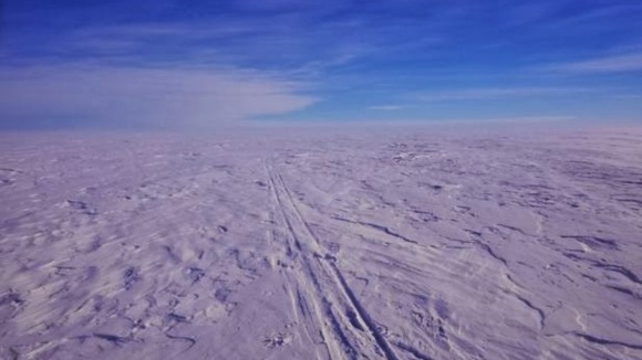 The pair posted stunning pictures of the tough terrain they endured on their blog.