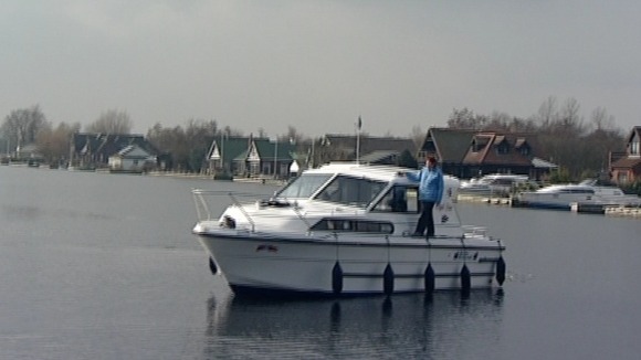 Boat on the Norfolk Broads