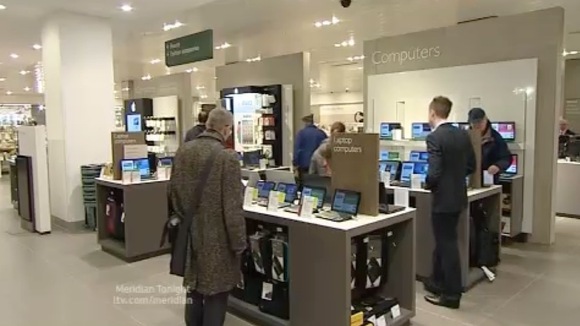 John Lewis computer department , Reading