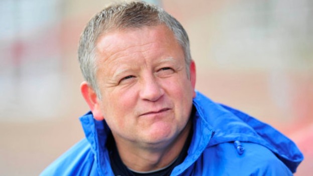 New Northampton Town boss Chris Wilder will be targeting all three points tonight.