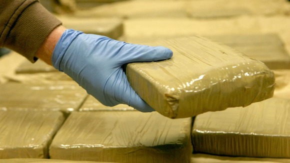 Suspected Class A drugs were among the items seized