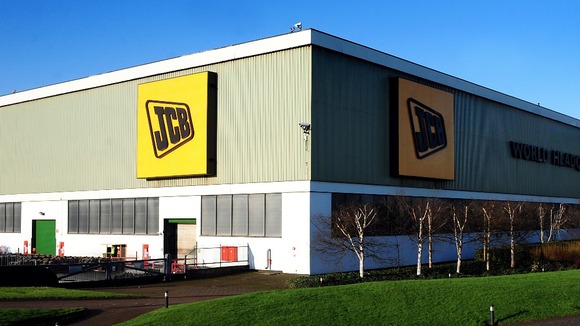 The JCB world HQ in Rocester, Staffordshire