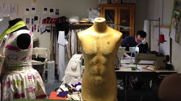 Phil Woodhead is a designer who has his studio in the building.