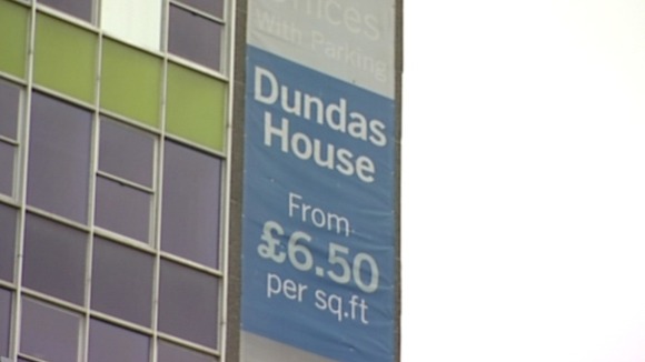 Space in the eight-storey building is being rented out to painters and designers.