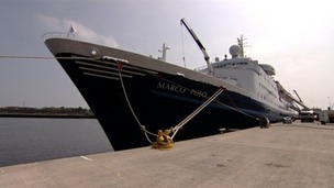 Ship on River Tyne  