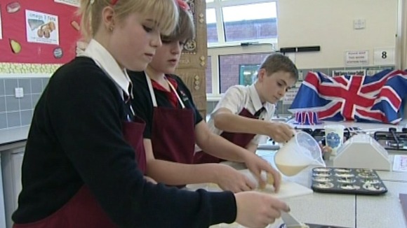 Latimer Arts College near Kettering came top of the class for making good use of local produce