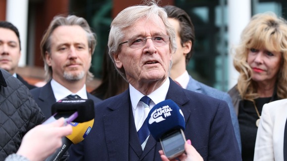 Coronation Street actor William Roache speaks to the media outside Preston Crown Court after his acquittal