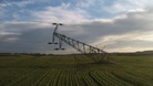 Electricity pylon bears the brunt of strong winds in Houghton-le-Spring.