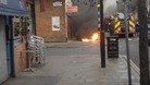 The pavement exploded this morning