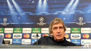 Manuel Pellegrini at press conference