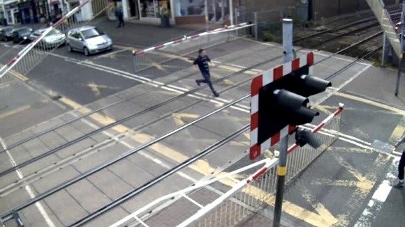 CCTV of a crossing incident in Lincoln