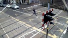 CCTV of a crossing incident in Lincoln