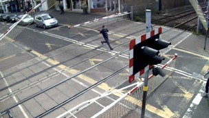 CCTV of a crossing incident in Lincoln