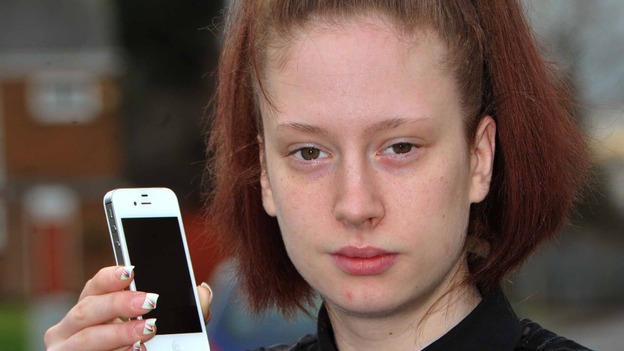 Alex Faragher, 19, says the officers swore and insulted her in a voicemail