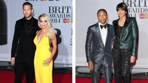 Calvin Harris and Rita ora, Pharrell Williams and Helen Lasichanh.