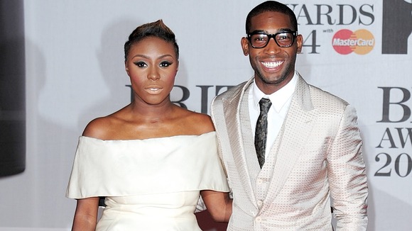 Laura Mvula and Tinie Tempah on their way to the O2 Area for tonight's event.