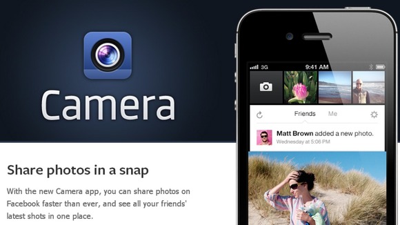 Facebook has unveiled a new camera app for the iPhone