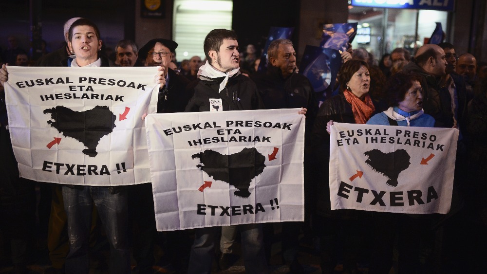 Basque separatists 'pledge to put weapons beyond use' ITV News