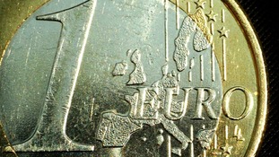 A one euro coin
