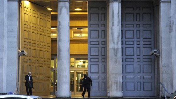 Britain's Ministry of Defence building in Whitehall 