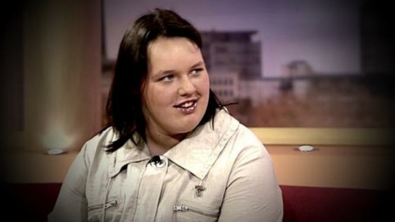 Georgia Davis on GMTV just after returning from the US