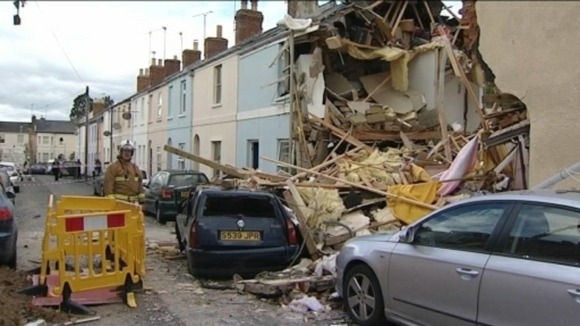 Home destroyed by gas explosion