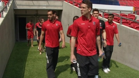 Cheltenham Town at Wemble