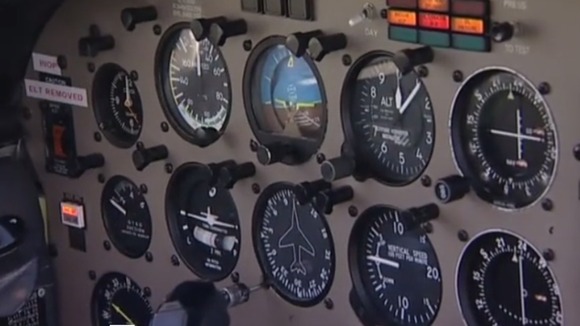 If pilots are dazzled, they may have rely solely on the instruments in the cockpit.