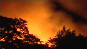 fire at atherstone warehouse