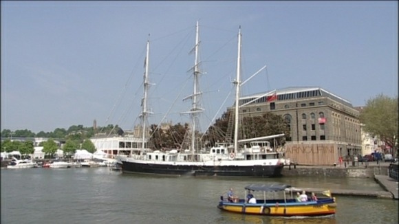 Lord Nelson Tall Ship in Bristol Dockks